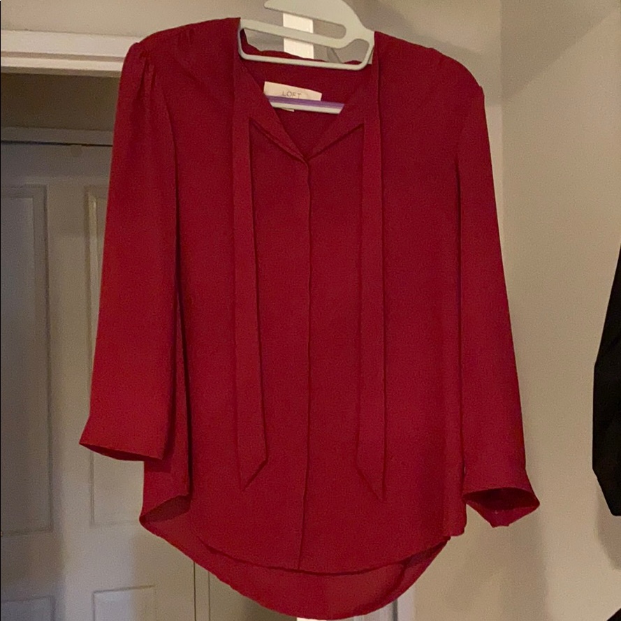 Loft Button-Down Blouse